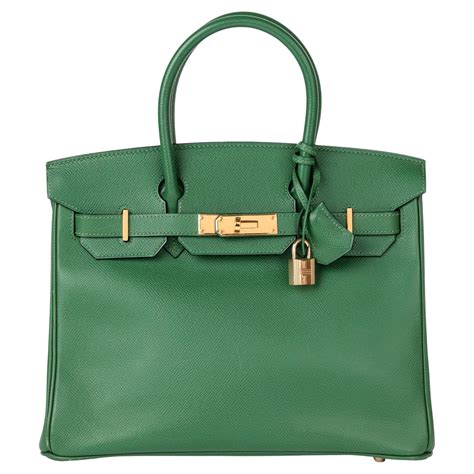 hermes vert bengale|Hermes Birkin 30 Vert Bengale Epsom Gold .